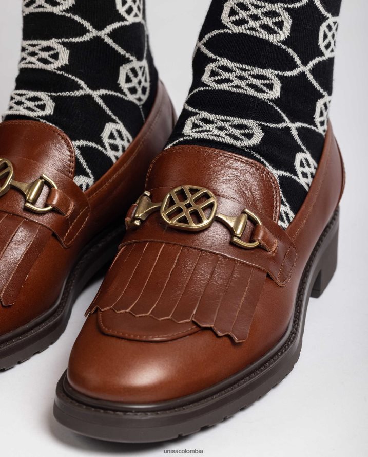 co Unisa mujer calcetines de algodón orgánico negro F0X80H1088