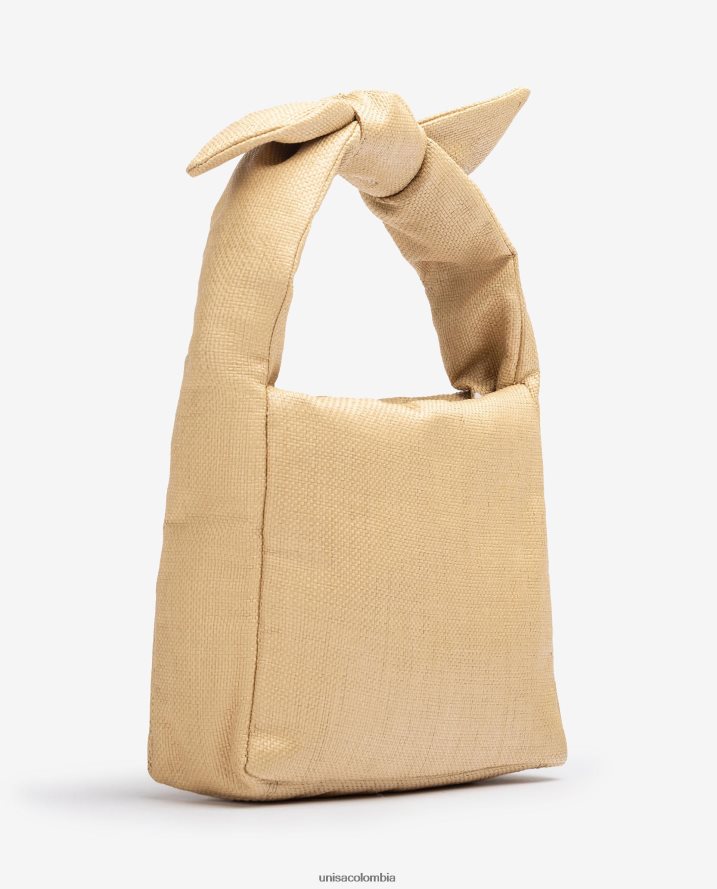 co Unisa mujer bolso de hombro con un lazo moda F0X80H1319