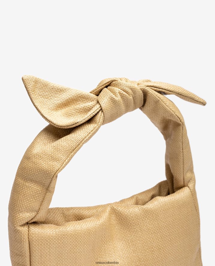 co Unisa mujer bolso de hombro con un lazo moda F0X80H1319