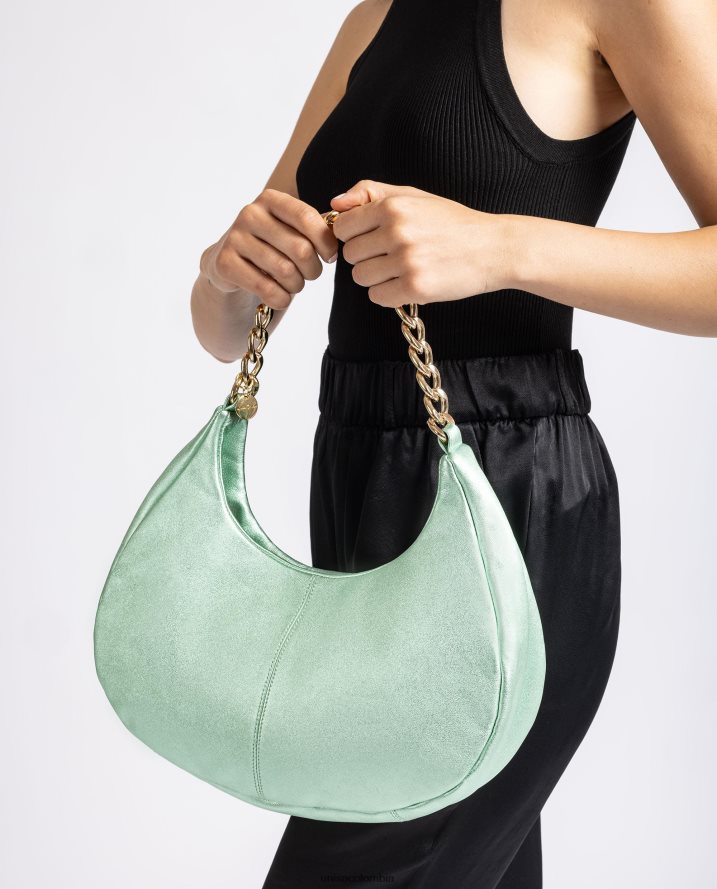 co Unisa mujer bolso de hombro de tamaño mediano azul F0X80H1152
