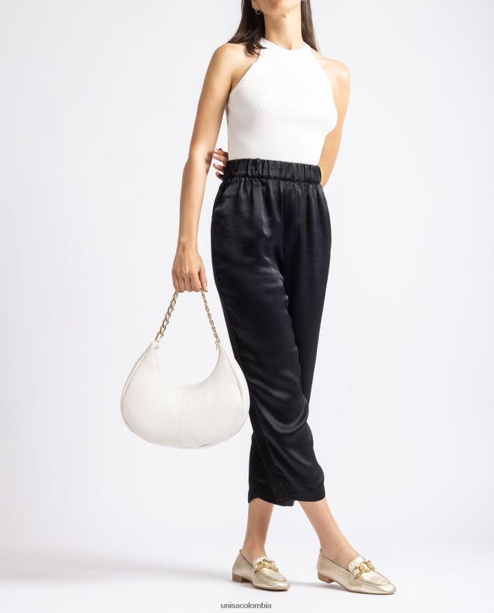 co Unisa mujer bolso de hombro de tamaño mediano blanco F0X80H1168