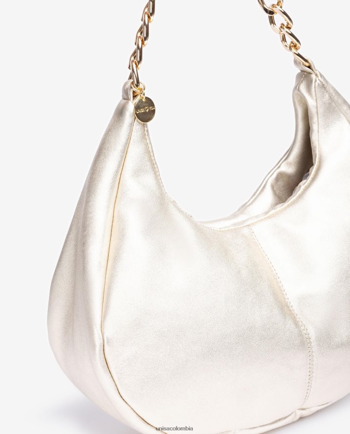 co Unisa mujer bolso de hombro de tamaño mediano oro F0X80H1167
