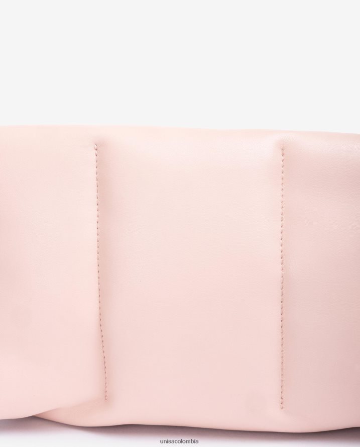 co Unisa mujer bolso de mano acolchado tamaño mediano rosa F0X80H1165