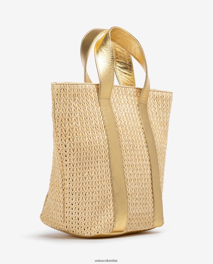 co Unisa mujer bolso de mano con asa corta moda F0X80H1154