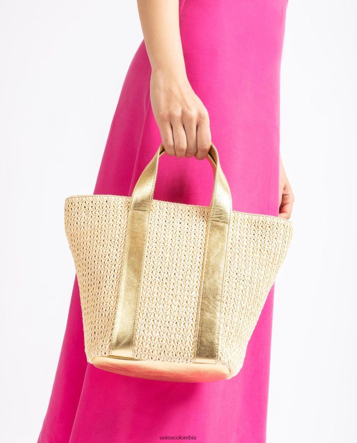 co Unisa mujer bolso de mano con asa corta moda F0X80H1154