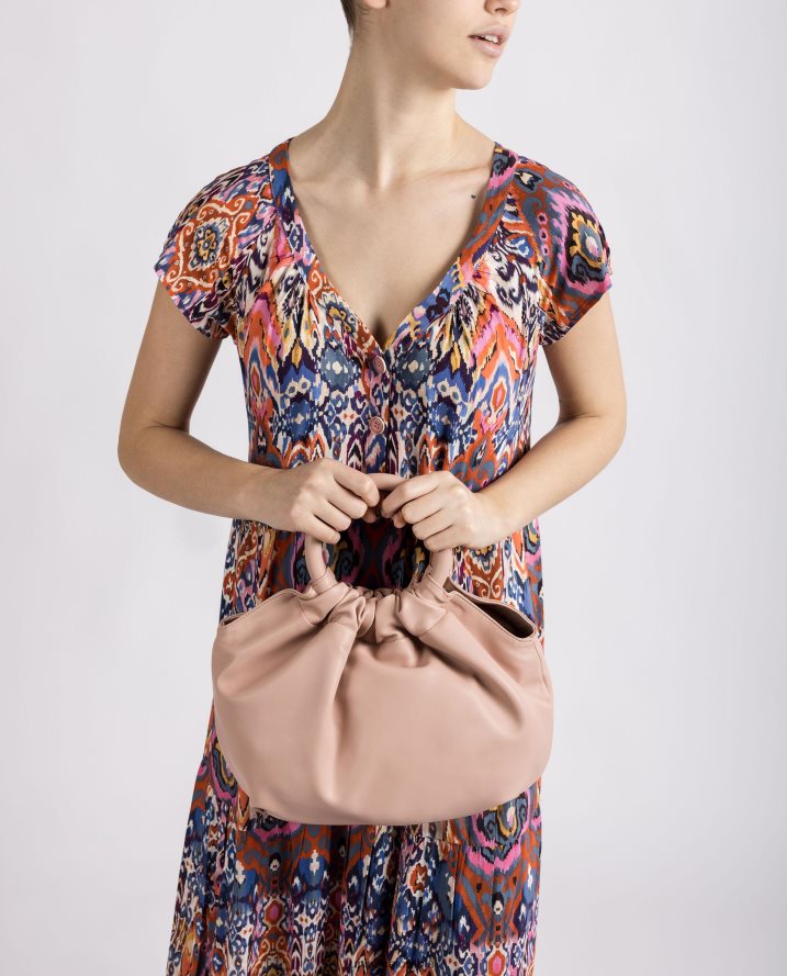 co Unisa mujer bolso de mano con asa redonda rosa F0X80H1179