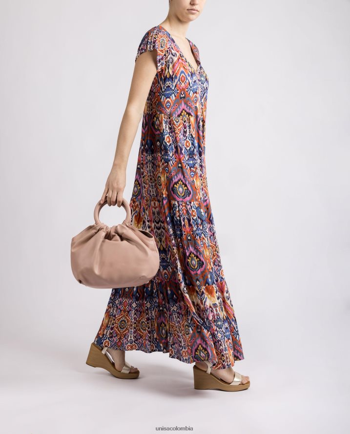 co Unisa mujer bolso de mano con asa redonda rosa F0X80H1179