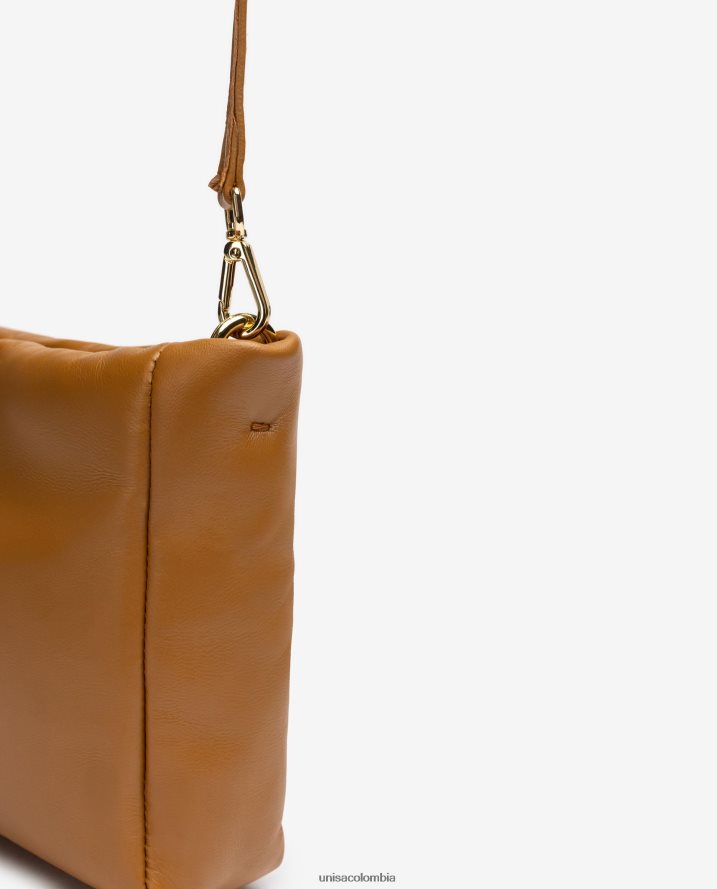 co Unisa mujer bolso de mano con ribete marrón F0X80H1193