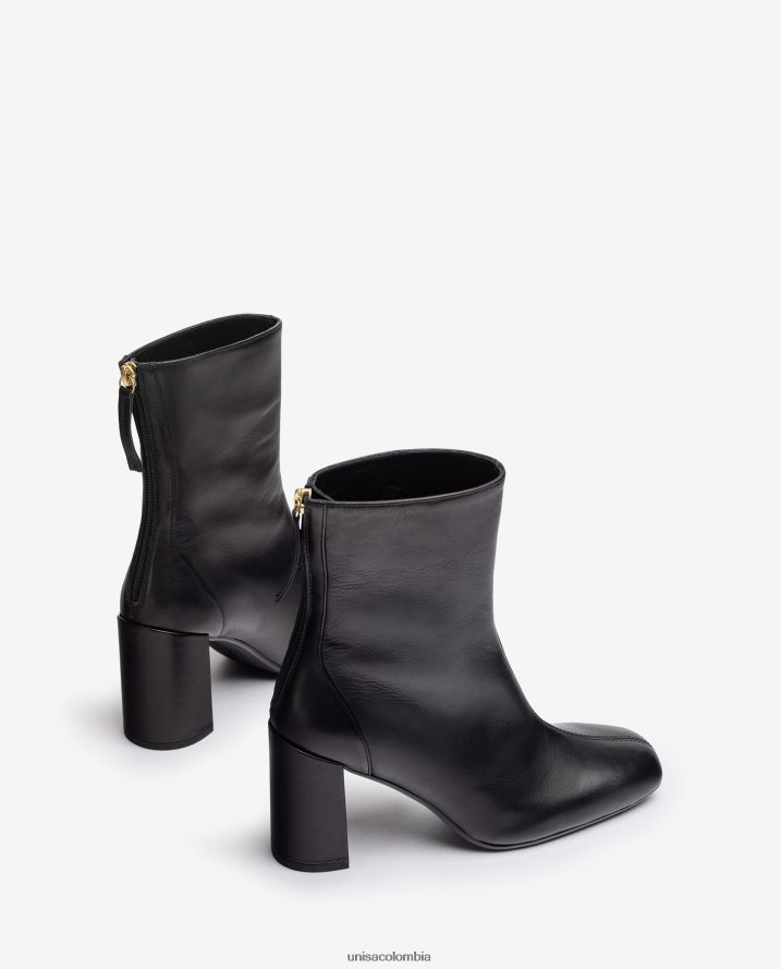 co Unisa mujer Botín de punta cuadrada con costura central moda F0X80H1006