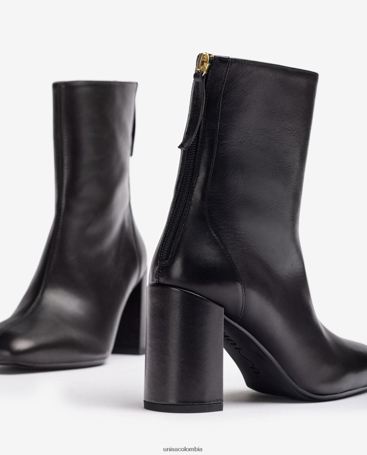 co Unisa mujer Botín de punta cuadrada con costura central moda F0X80H1006