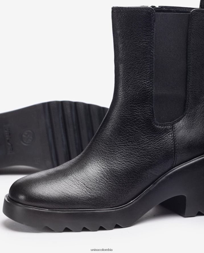 co Unisa mujer botín con fuelles laterales y cremallera moda F0X80H984