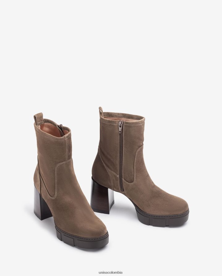 co Unisa mujer botín con tacón y plataforma track moda F0X80H951