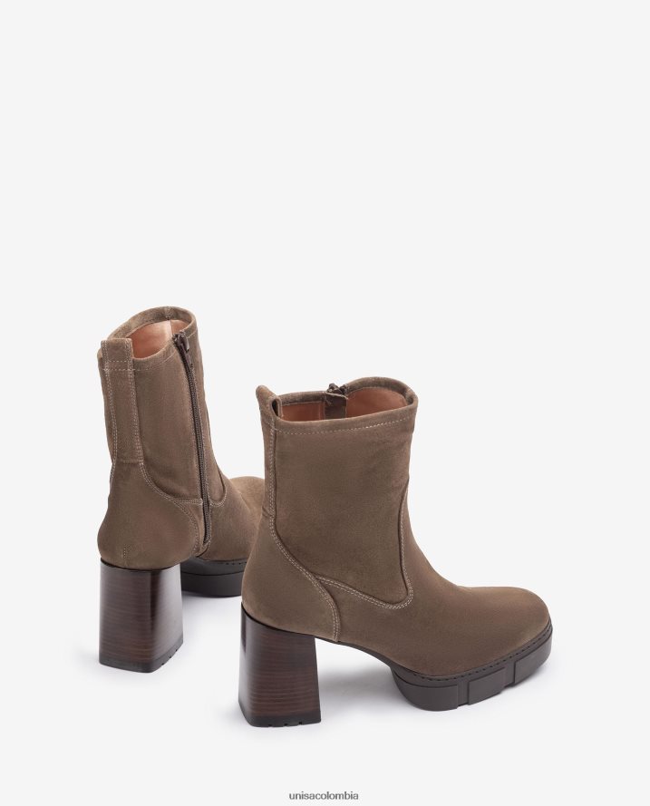 co Unisa mujer botín con tacón y plataforma track moda F0X80H951