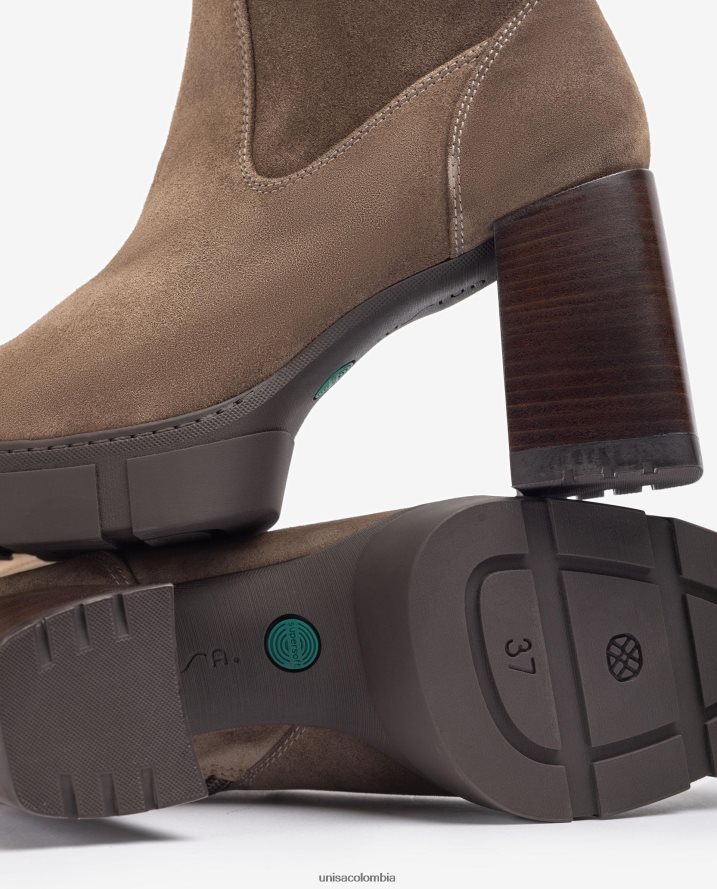 co Unisa mujer botín con tacón y plataforma track moda F0X80H951