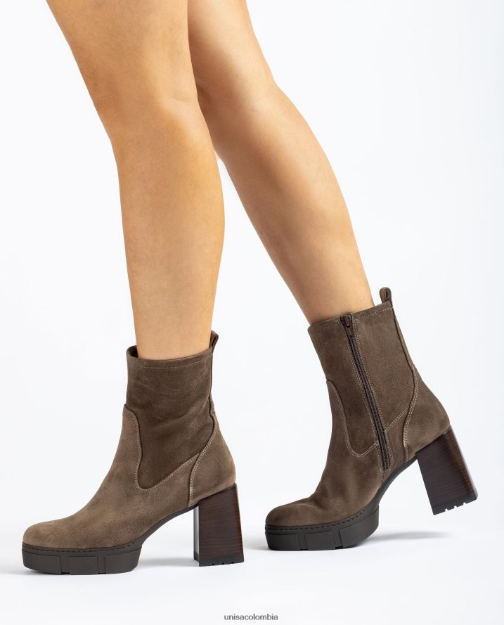 co Unisa mujer botín con tacón y plataforma track moda F0X80H951