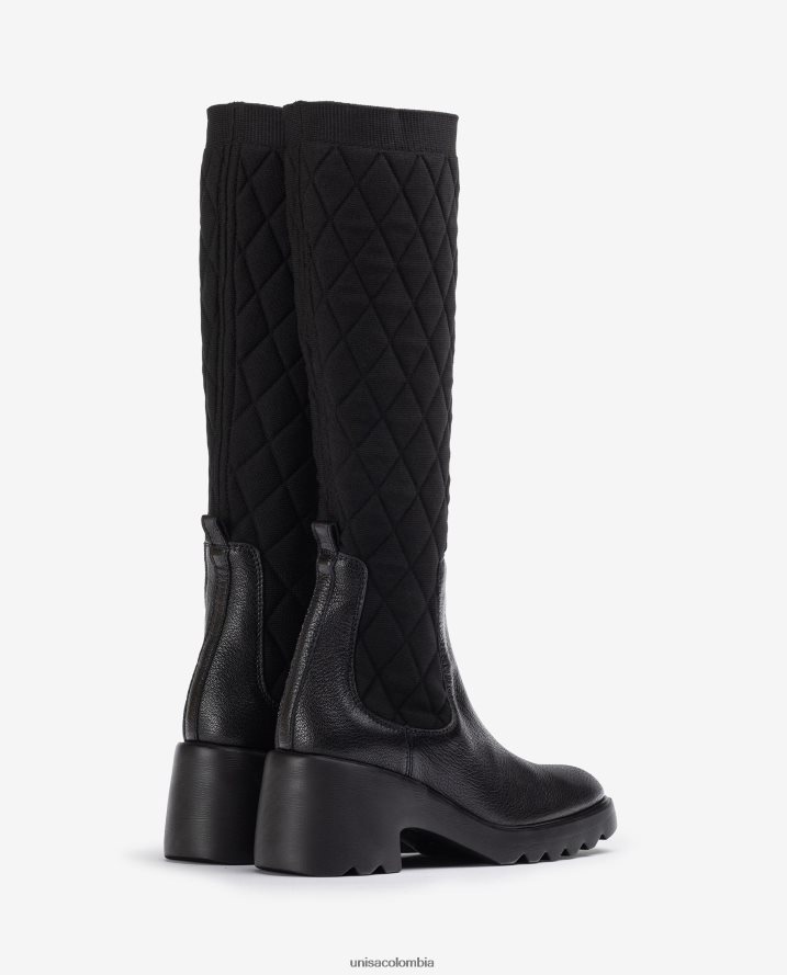 co Unisa mujer bota con tejido elástico reciclado agraciado F0X80H1034