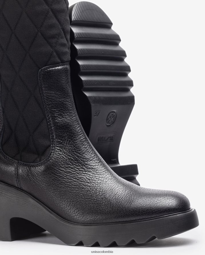 co Unisa mujer bota con tejido elástico reciclado agraciado F0X80H1034