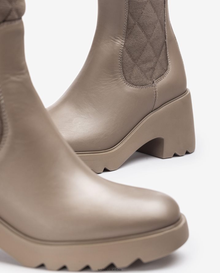 co Unisa mujer bota con tejido elástico reciclado moda F0X80H1033