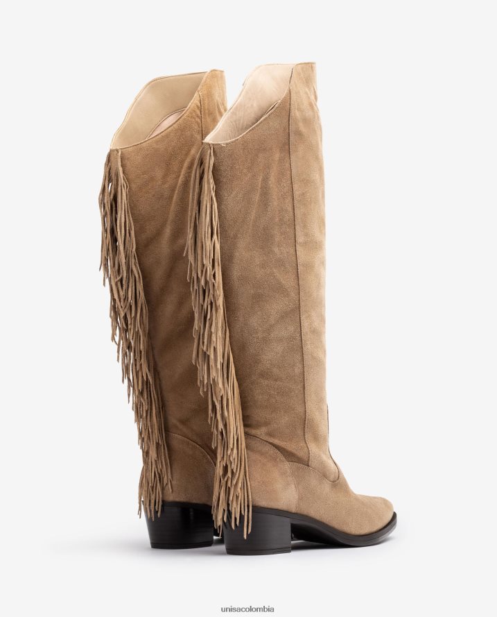 co Unisa mujer bota de ante con borlas agraciado F0X80H1037