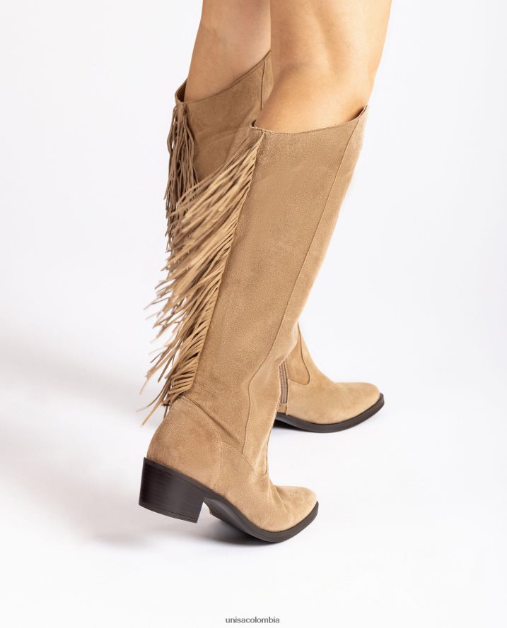 co Unisa mujer bota de ante con borlas agraciado F0X80H1037