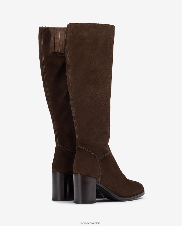 co Unisa mujer bota de caña alta con cremallera en el interior moda F0X80H1056