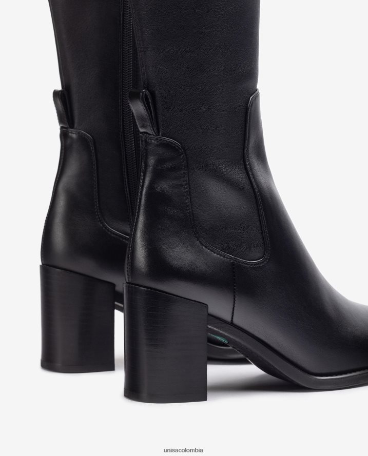 co Unisa mujer bota de caña alta con tejido elástico moda F0X80H1081