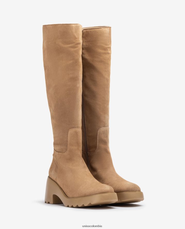 co Unisa mujer bota de cuero con suela de goma moda F0X80H1075