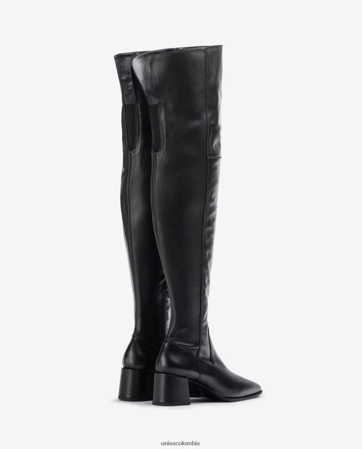 co Unisa mujer bota de muslo con punta cuadrada moda F0X80H1041