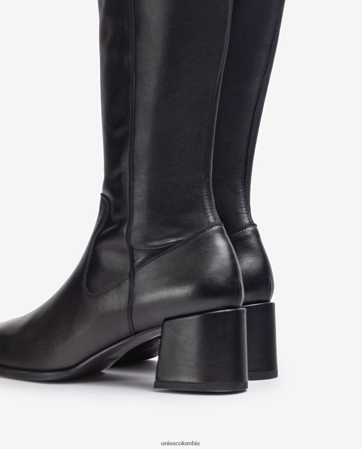 co Unisa mujer bota de muslo con punta cuadrada moda F0X80H1041