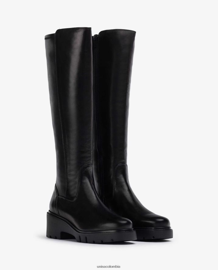 co Unisa mujer botas de tejido elástico con cremallera interior agraciado F0X80H1061
