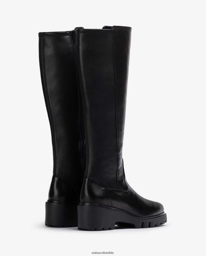 co Unisa mujer botas de tejido elástico con cremallera interior agraciado F0X80H1061