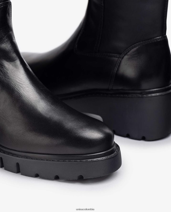co Unisa mujer botas de tejido elástico con cremallera interior agraciado F0X80H1061
