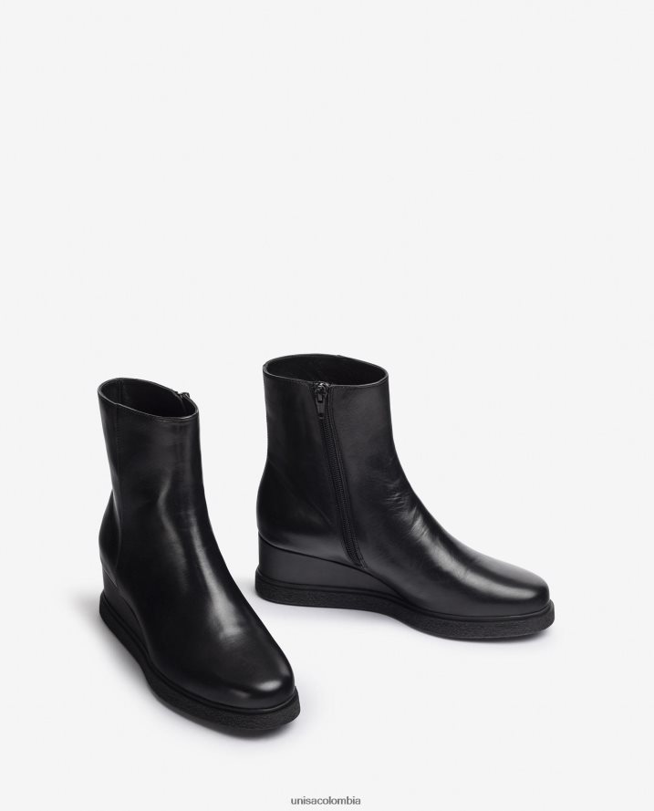 co Unisa mujer botines de piel con cremallera interior agraciado F0X80H949