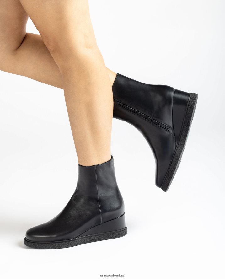 co Unisa mujer botines de piel con cremallera interior agraciado F0X80H949