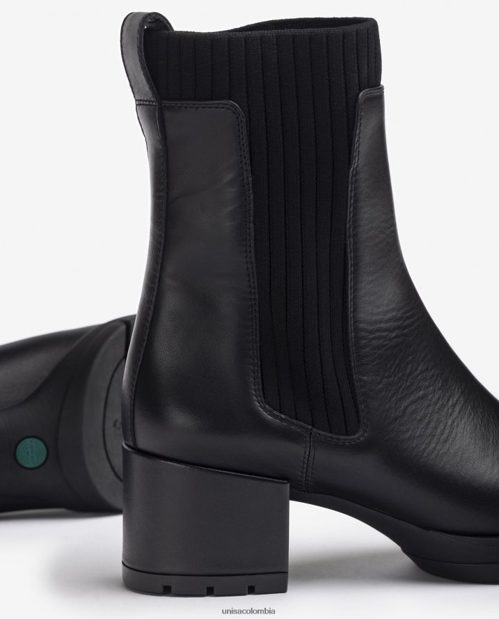 co Unisa niños botín de piel con calcetín de canalé moda F0X80H939