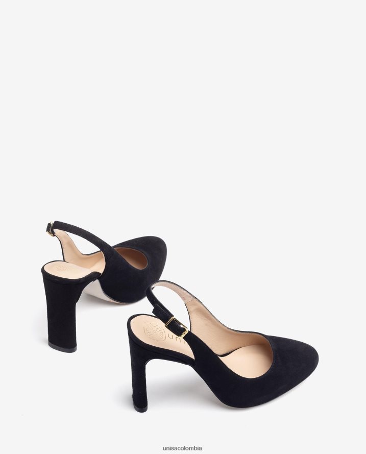 co Unisa mujer zapato destalonado de tacón alto agraciado F0X80H518