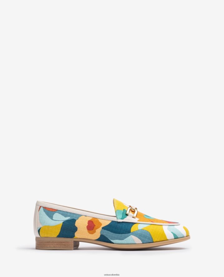 co Unisa mujer mocasín con ribete moda F0X80H605
