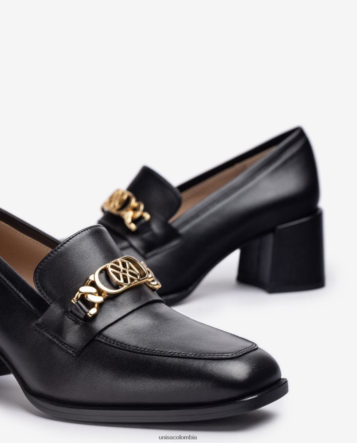 co Unisa mujer mocasines con puntera cuadrada y ribete agraciado F0X80H1302