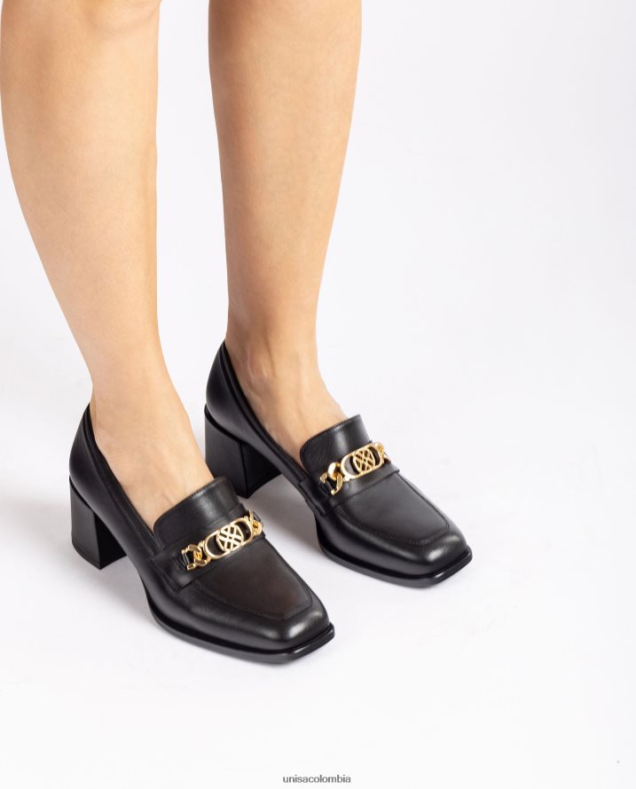 co Unisa mujer mocasines con puntera cuadrada y ribete agraciado F0X80H1302