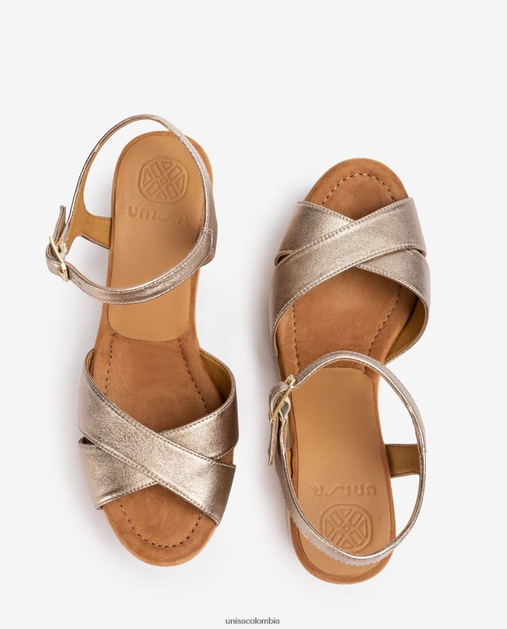 co Unisa mujer sandalia con correa cruzada moda F0X80H126