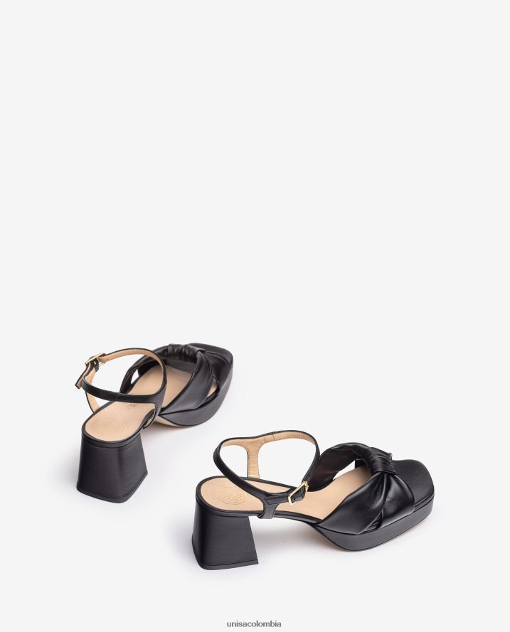 co Unisa mujer sandalia con tacon y plataforma moda F0X80H210