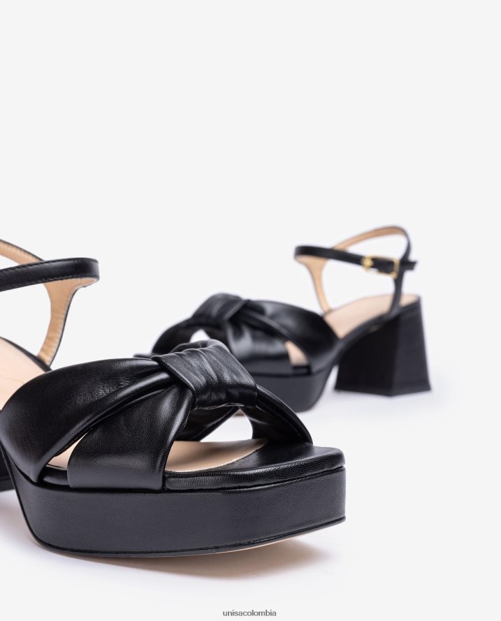 co Unisa mujer sandalia con tacon y plataforma moda F0X80H210