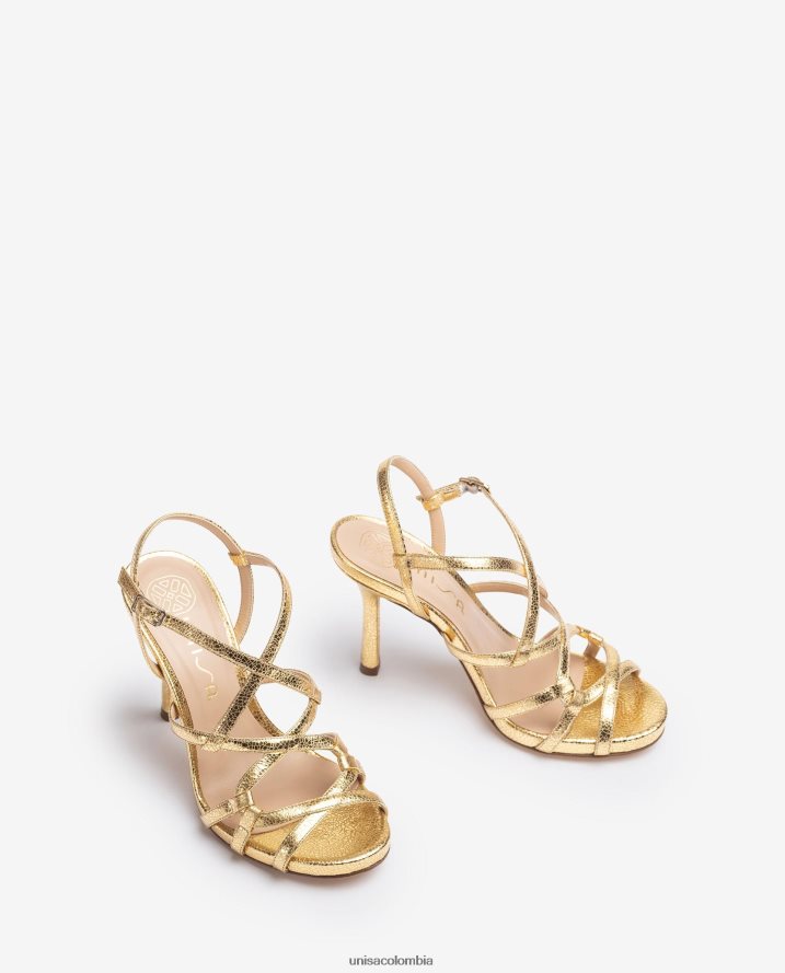 co Unisa mujer sandalia de tiras con tacón alto moda F0X80H284