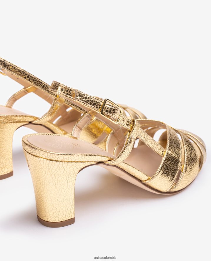 co Unisa mujer sandalia elegante con tacón medio agraciado F0X80H172