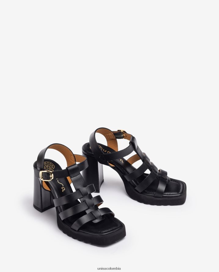 co Unisa mujer sandalia superligera con tacón alto moda F0X80H257