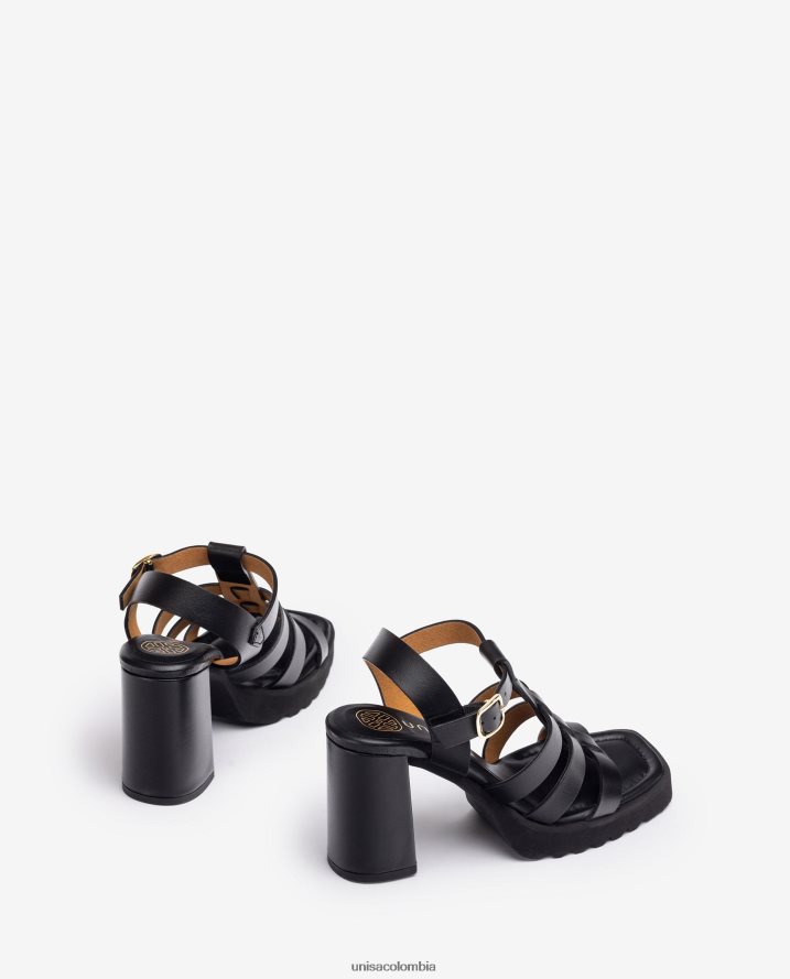 co Unisa mujer sandalia superligera con tacón alto moda F0X80H257