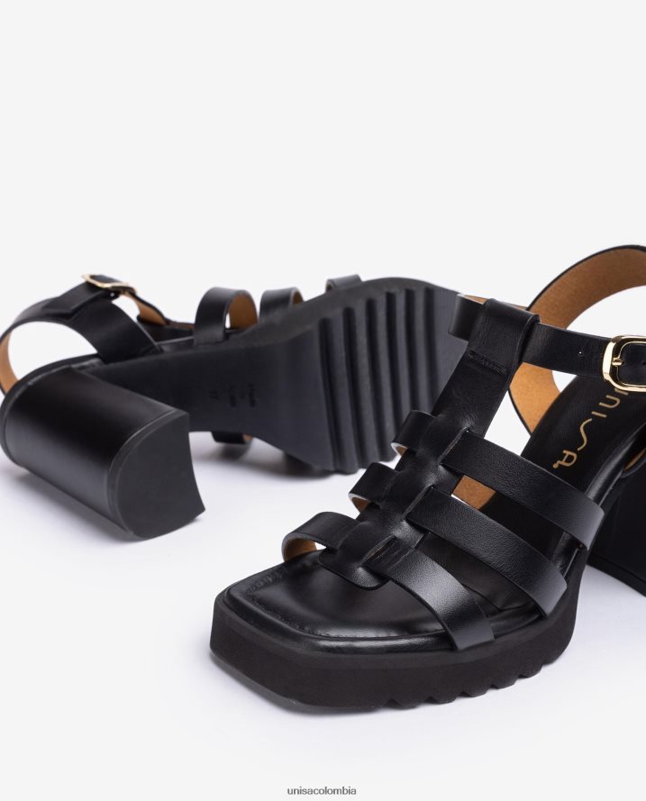 co Unisa mujer sandalia superligera con tacón alto moda F0X80H257