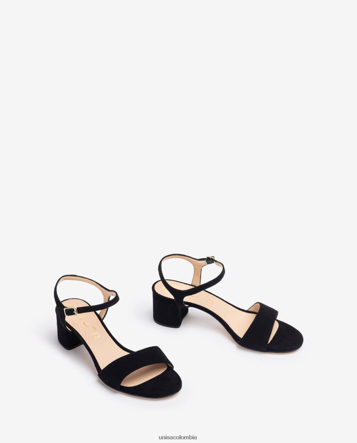 co Unisa niños sandalias de ante con tacón ancho moda F0X80H379