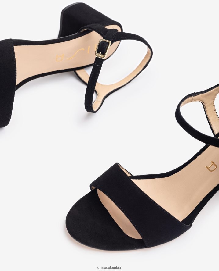 co Unisa niños sandalias de ante con tacón ancho moda F0X80H379