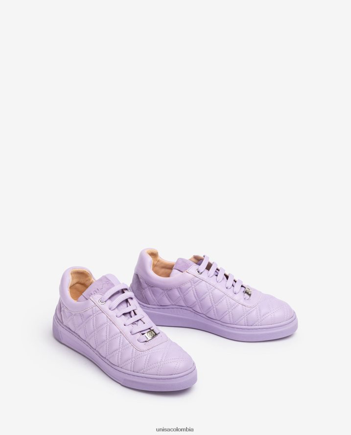 co Unisa mujer zapatilla deportiva con acolchado geométrico lila F0X80H653